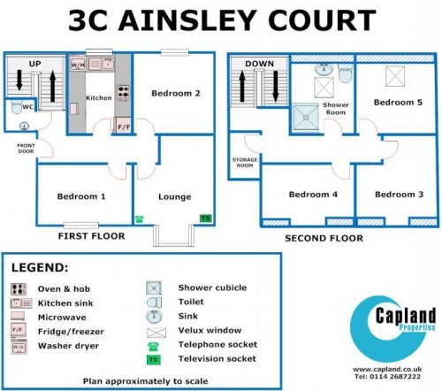 Floorplan of 3c Ainsley Court