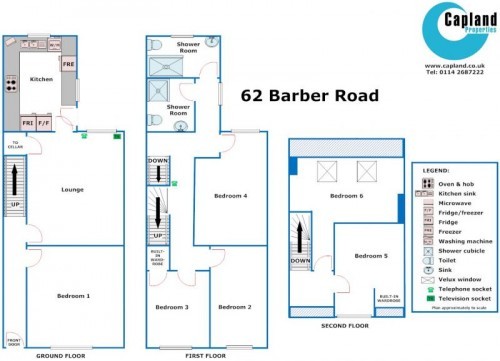 Floorplan of 62 Barber Road