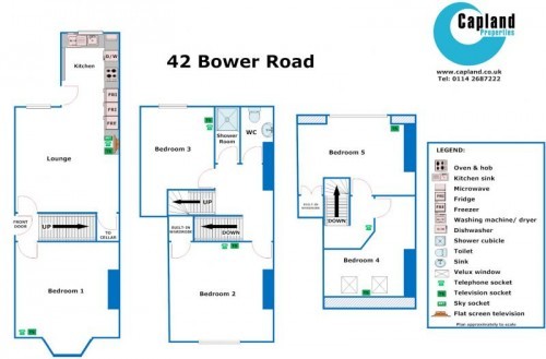 Floorplan of 42 Bower Road