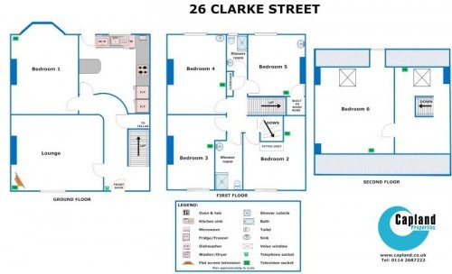 Floorplan of 26 Clarke Street