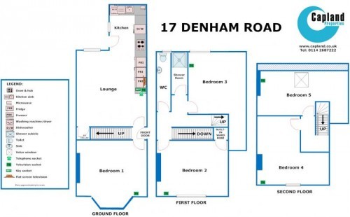 Floorplan of 17 Denham Road