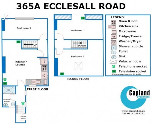 Floorplan of 365a Ecclesall Road