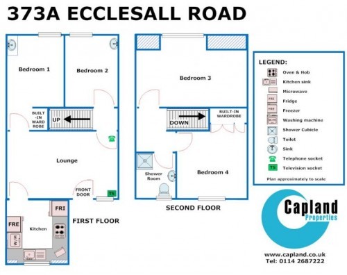 Floorplan of 373a Ecclesall Road