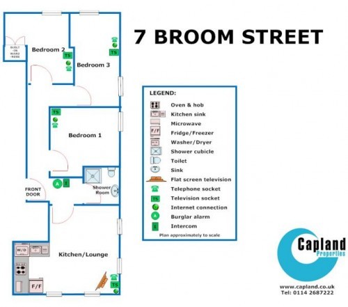 Floor plan 7 Broom Street