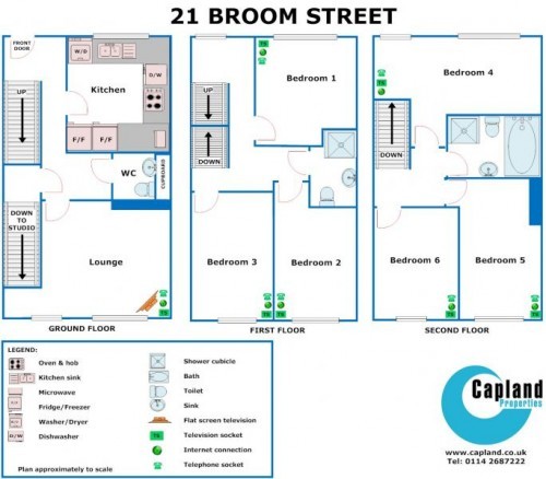 Floor plan 21 Broom Street