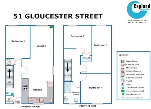Floorplan of 51 Gloucester Street