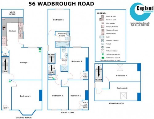 Floorplan of 56 Wadborough Road