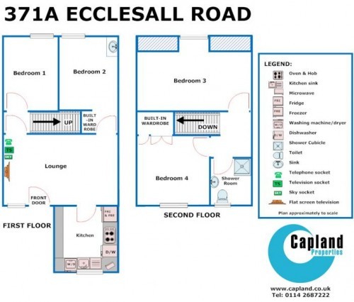 FloorPlan of 371a Ecclesall Road