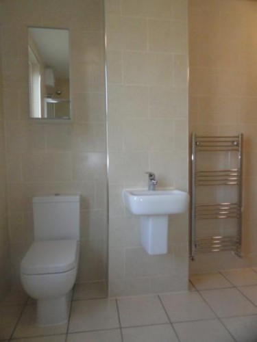 One of the shower rooms at 10 Wadbrough Road