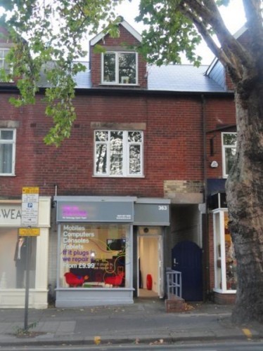 Extrior of 363a Ecclesall Road