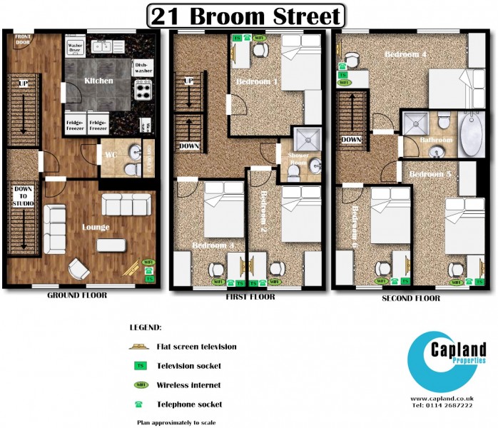 Student House for 6 at 21 Broom Street in Sheffield
