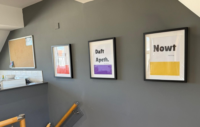 Feature Wall Living area/Kitchen