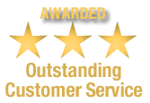 AWARDED OUTSTANDING CUSTOMER SERVICE