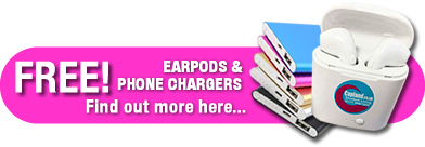  FREE! EARPODS & POWERBANKS Find out more here..