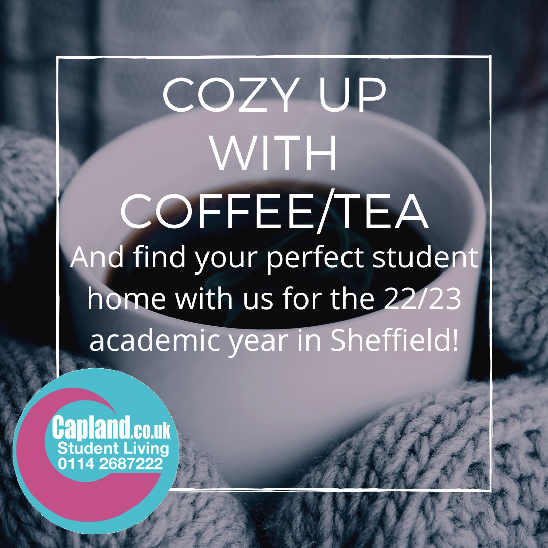 Cosy up with a coffee/tea