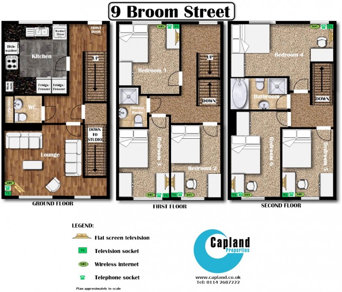 Student House for 6 at 9 Broom Street in Sheffield